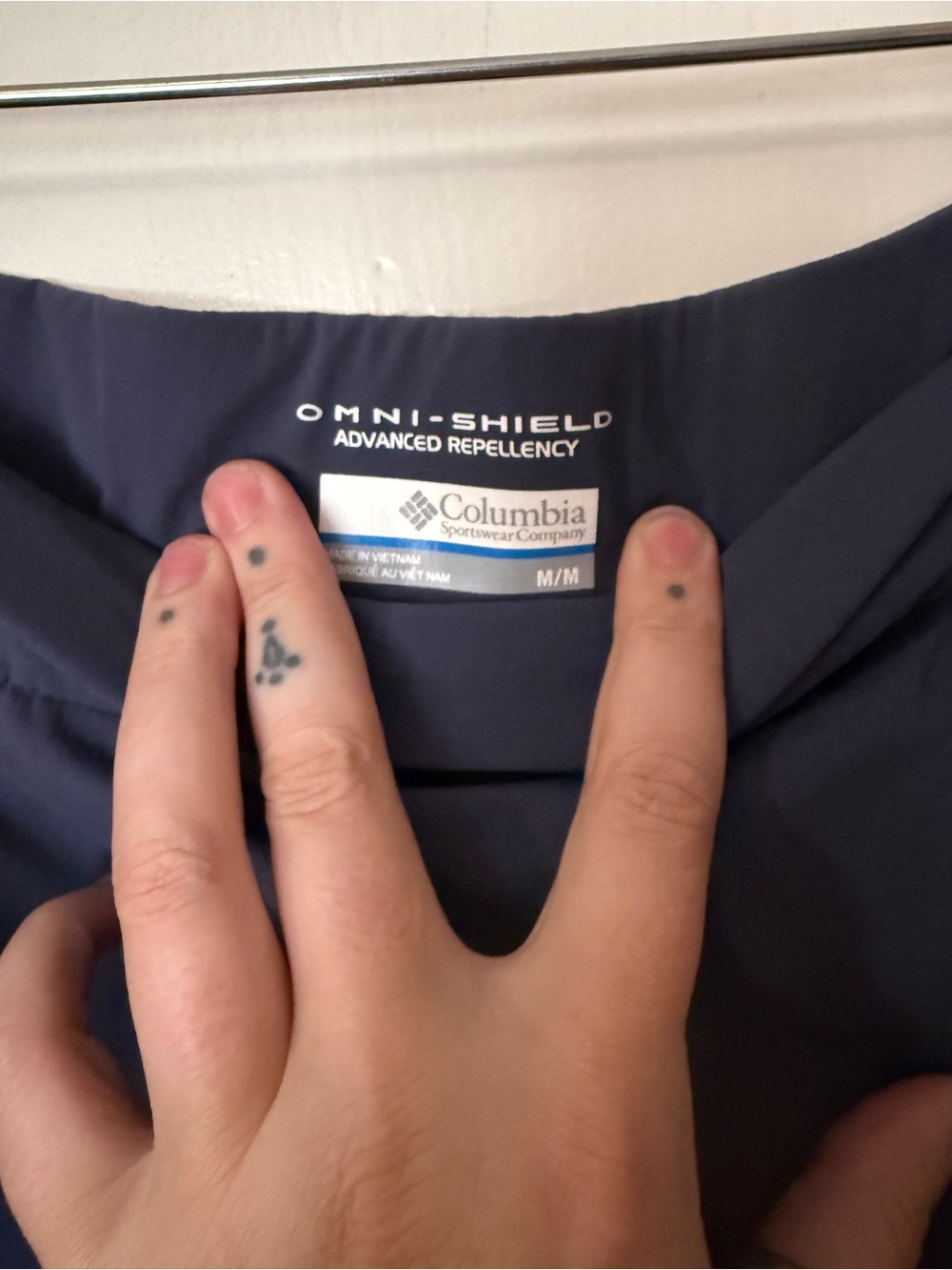 Columbia Navy Active Skort with Side Tie Detail - Picture 5 of 5